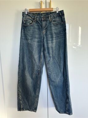 Wild Fable Low rise barrel jeans size 4 small